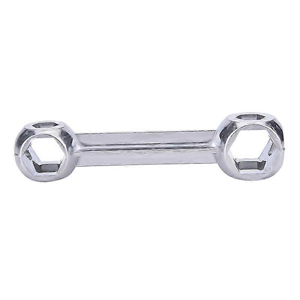 10 i 1 Sexkantig Bennyckel 6-15mm Mini Portabel Cykelreparationsverktyg Momentnyckel Hål Cykelnyckel Multiverktyg