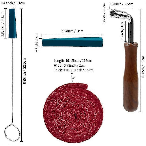 Pianon virityssarja, ammattimainen pianon virityssarja, jossa on viritysavain, vasara, temperamentinauha, mykistyssetti, pianon DIY-korjaussetti (8 osaa pakkauksessa)