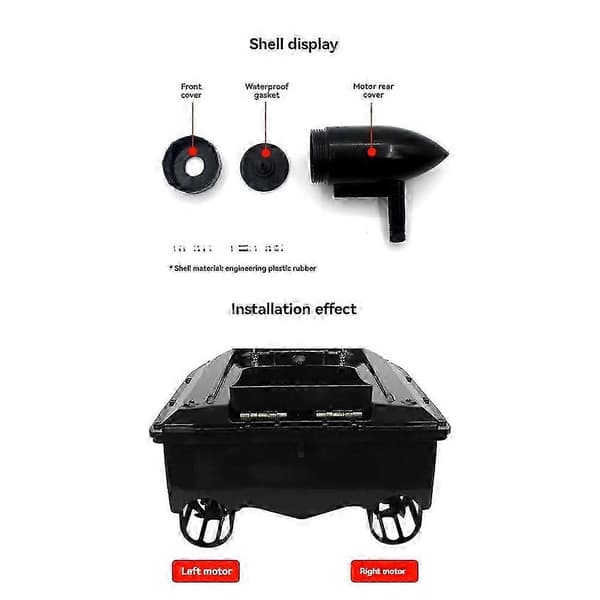Agnbåd Undervandsmotor Propeller Bådtilbehør DIY Modificerede Sæt til Flytec 2011-5 Fiskeri B