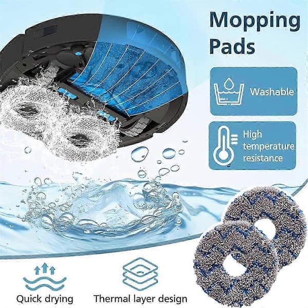 2025 Senaste Modell Mopphållare Moppdynor för Ecovacs Deebot T30 MAX/T30 PRO