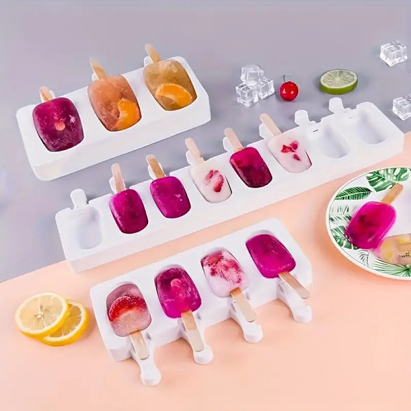 1 stk isglassform, silikonform, multifunksjonell sjokoladeform, form for pudding, gelé, kjøkkenutstyr, leilighetsnødvendig, festtilbehør