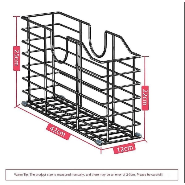 42cm*25cm*12cm Køkkenskab Opbevaringsstativ Vaskestativ Opbevaringsboks til opvaskekar