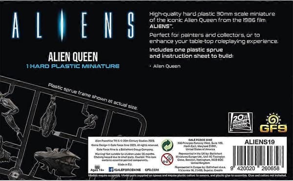 Aliens Alien Queen 2023 Brädspel