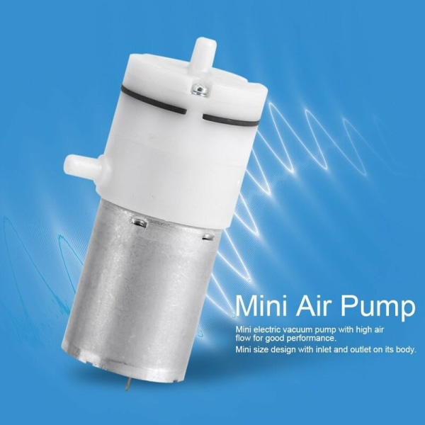 Luftpumpe - 12V Mikro Elektrisk Vakuumpumpe Mikro Booster Luftpumpe