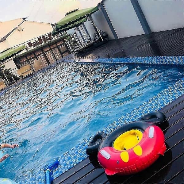 Mickey Mouse oppustelig pool-flyder til børn og babyer. Rund flydende pool