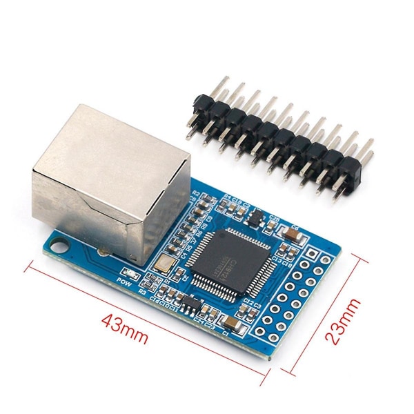 CH9121 Seriellport til Ethernet-nettverksmodulbrikke TTL-overføring Industriell mikrokontroller STM3