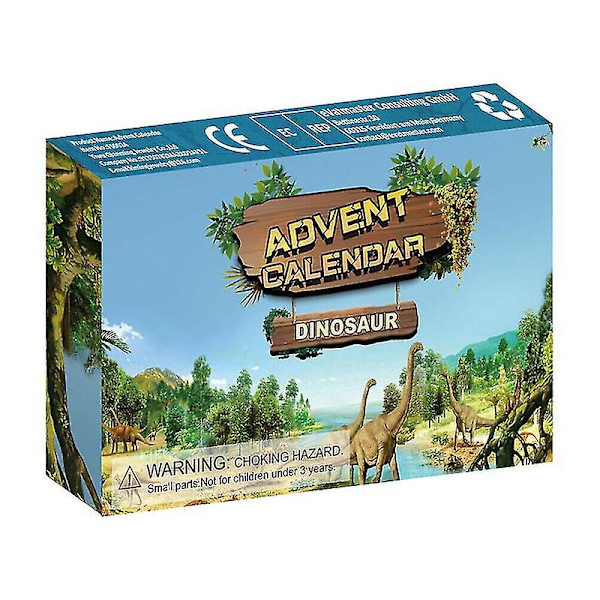 2023 Julekalender Dinosaur Nedtælling Legetøjssæt