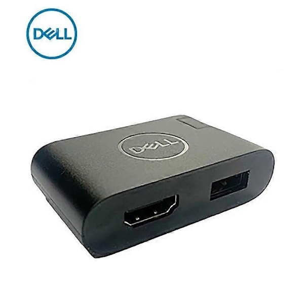 Dell DA20U Adapter-USB-C til HDMI/USB-A - Spill og plugg
