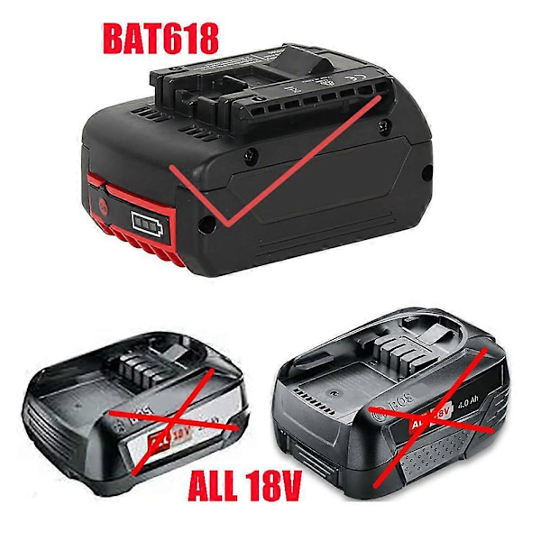 MBB18BSL Adapter Konverter Kobling for Metabo 18V LiHD Li-Ion Batteri til Bosch Lithium Elektrisk P