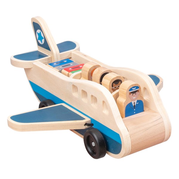 Dekorativa Leksaker Träflygplan Ornament Barn Halloween Tillbehör