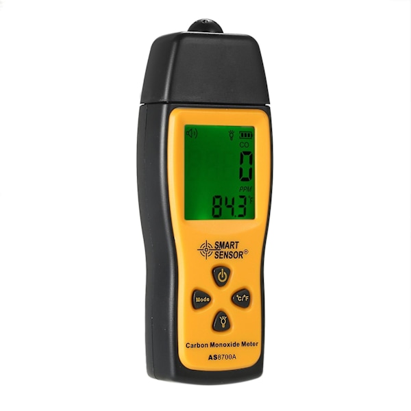 SMART SENSOR Handhållen Kolmonoxidmätare med Hög Precision CO-Gas Testare Monitor Detektor Mätare