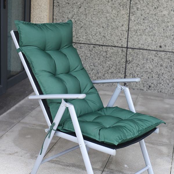 Høj, høj -elastisk stol pude vandtæt modstandsdygtighed og solbeskyttelse - grøn, 120*50*8cm, 1 stk