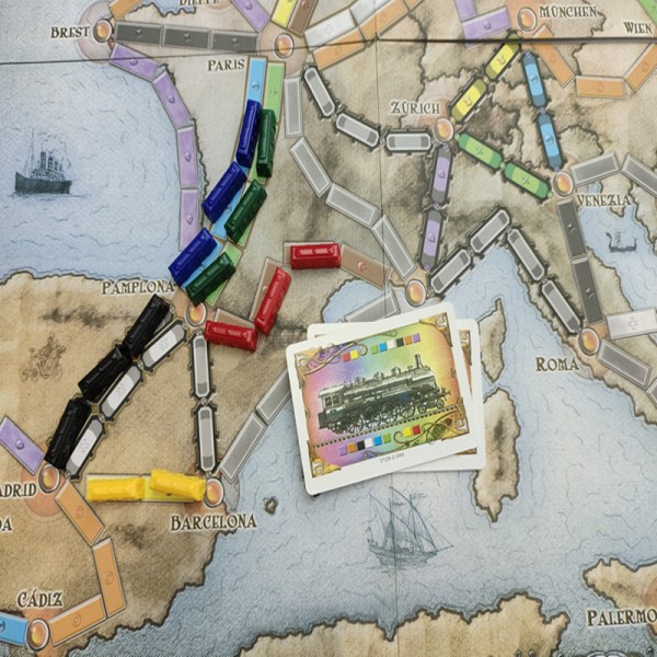 Card Game Card Table Game Ticket to Ride EUROPA
