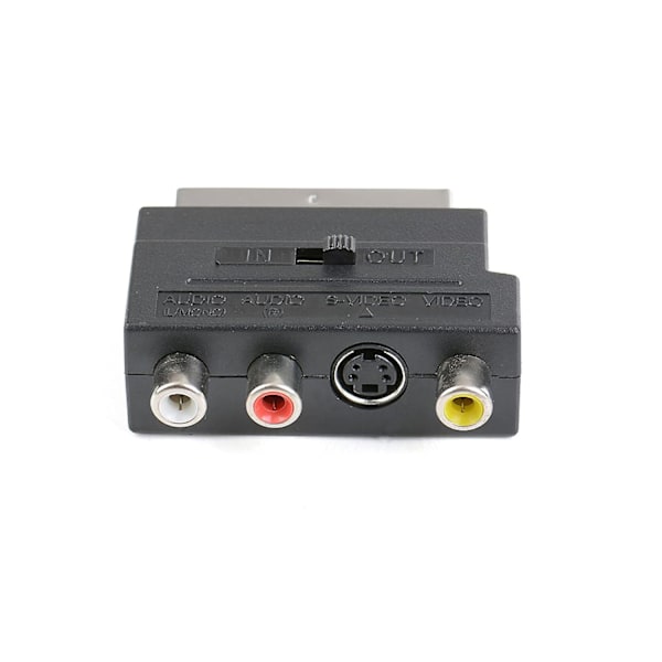 Scart-adapter - Scart till 3 RCA & S-video adapterbox