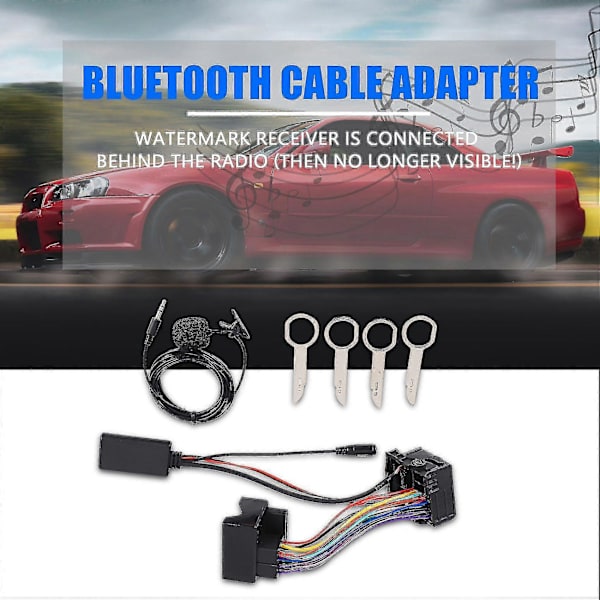 Bil Bluetooth Adapter Kompatibel med Fiesta Focus Mondeo Kuga Sony 6000cd