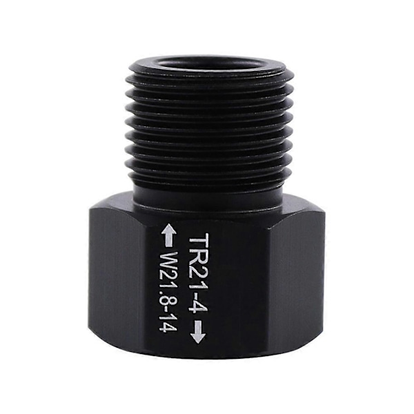 CO2 Sylinderadapter, T21-4 til W21.8-14 Adapter Konverter til CO2 Sylinder for Stream