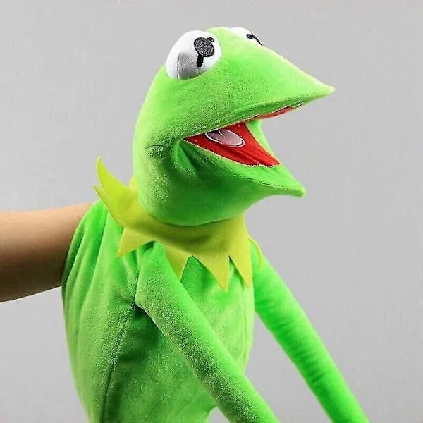 60 cm Kermit the Frog handdocka helkropps plyschleksak rekvisita