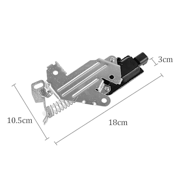 Bakluke bagasjeromlås motor aktuator solenoid for Ford Fiesta Mk5 Fusion 1481081 2s6t432a98af 2s6t432a98ae 1151275 1145288