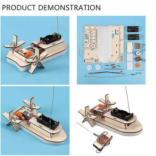 Eksperimentell lekebåt med fjernkontroll i tre laget av beste gaveleker