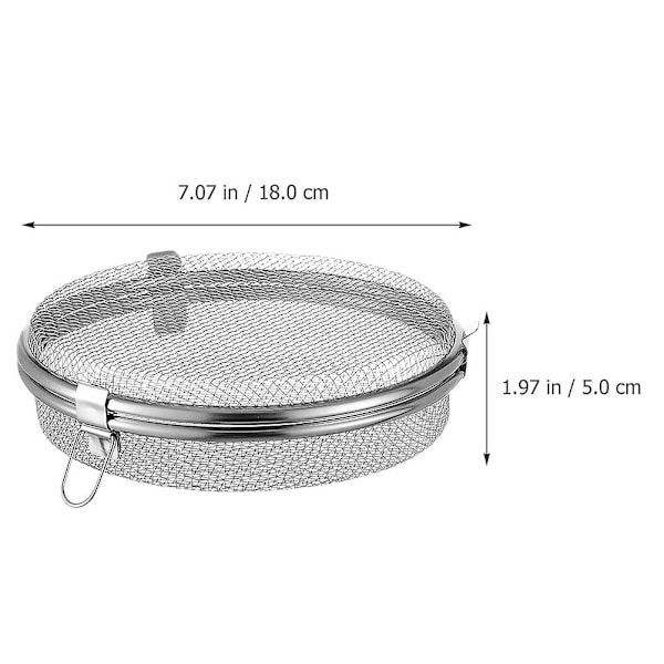 Rustfrit opvaskemaskine kurv metal opvaskemaskine opbevaringskurv rund mesh kurv