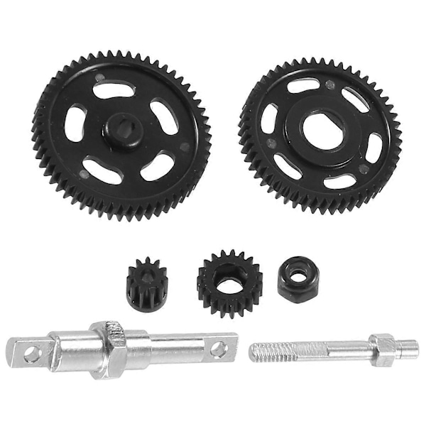 mission Stål Spur Gear Set för 1/24 RC Crawler Axial SCX24 AXI90081 AXI00002 C10 AXI00001 Uppgradering
