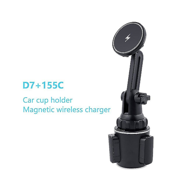 For Magsafe bilmontert lader, koppholder telefonholder for bil 15w magnetisk trådløs billader for Ios Phone 12/13/14