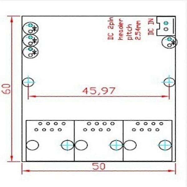 Hurtig Switch Mini 3 Port Ethernet Switch 10 / 100mbps Netværk Switch Hub Pcb Modul Board til System