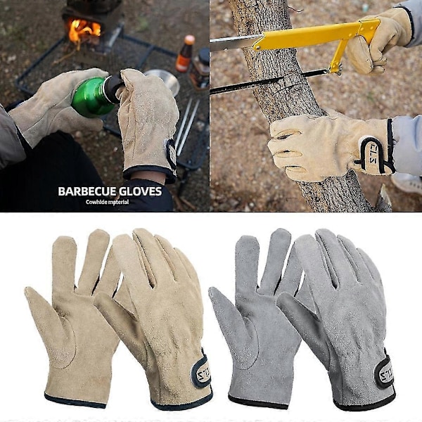 BBQ Handskar Köksmatlagningshandskar Utomhushandskar Campinghandskar för Män Kvinnor