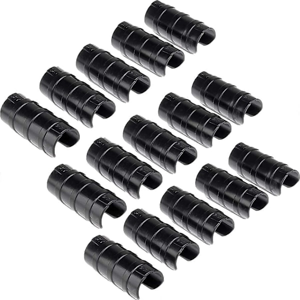 20 st 25mm Trädgård Byggnader Rörklämma Växthusram Rör Filmklämma för Växthus Banner Ram Skydd