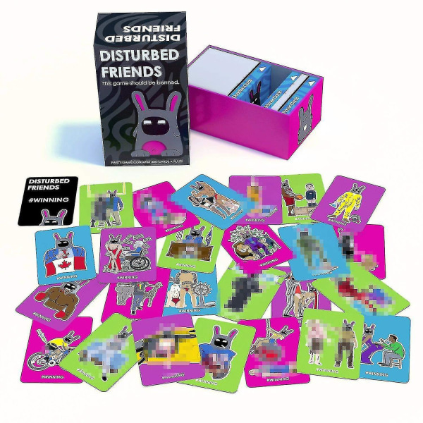 Disturbed Friends Board Game Against Humanity Card.c
