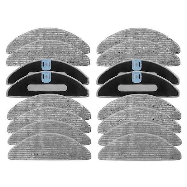 16 stk. moppeputer for Combo I5, I5+, J5, J5+ robotstøvsuger, mikrofiber, vaskbar, gjenbrukbar moppeklut
