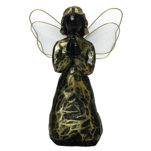 Angel Series Sculpture Creative Resin Cross Boundary Crafts Home Ornament (hvit)
