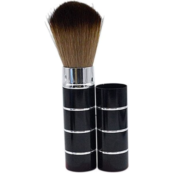 Bærbart udtrækkeligt håndtag Makeup Blush Brush Kabuki Brush Soft Face Mineral Foundation Blush Brush Kosmetik Rejse Makeup Tool