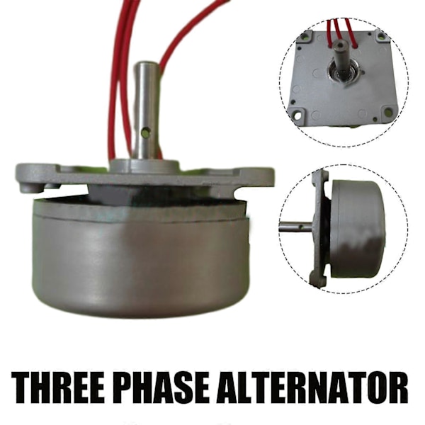 DIY 3-fas Permanent Magnet Dynamo Vindturbin för Generator Låg Resistans