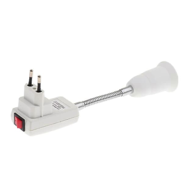 E27 Sokkel Splitter Universal Lampeholder Konverter Adapter EU Plugg