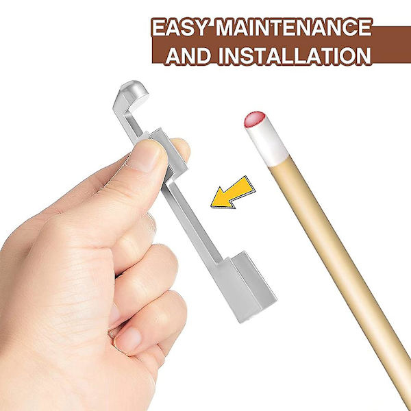 Biljardköklämma 3 st Pool Cue Tip Clamp Alloy Cue Stick Tip Reparationssats för Biljardbord Cue T