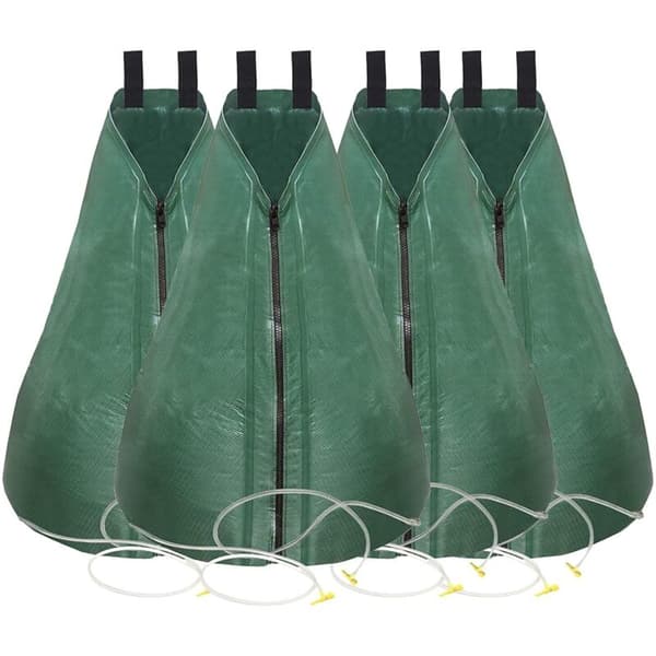20-Gallon Slow-Release Drip Irrigation System Tree Watering Bag (4-Pack)