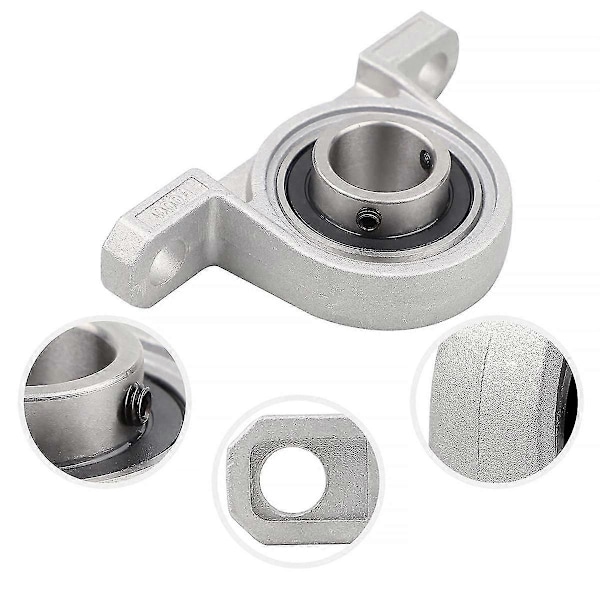 4 stk. Lejehus Flangeleje 10mm KP000 Kugleleje Blok Pudeblok Leje til Reservedele til 3D Printer