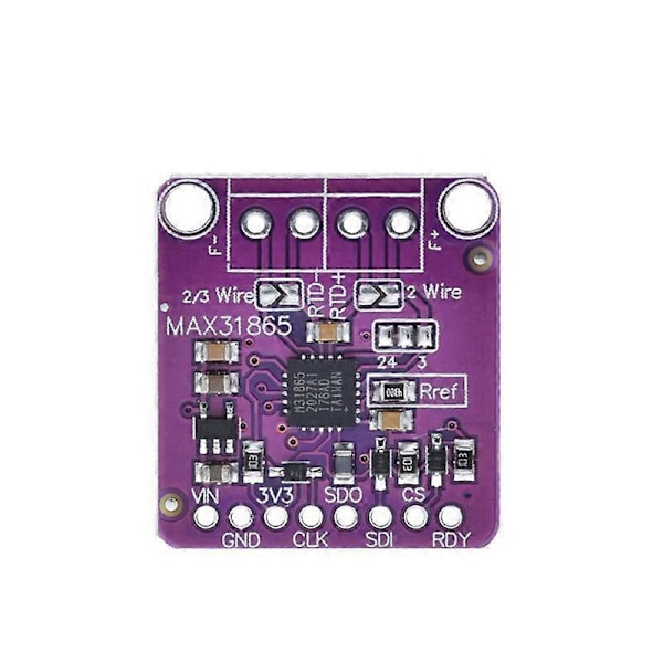 MAX31865 PT100/PT1000 RTD-Till-Digital Omvandlare Kort Temperatur Termoelement Sensor Förstärkare Modul
