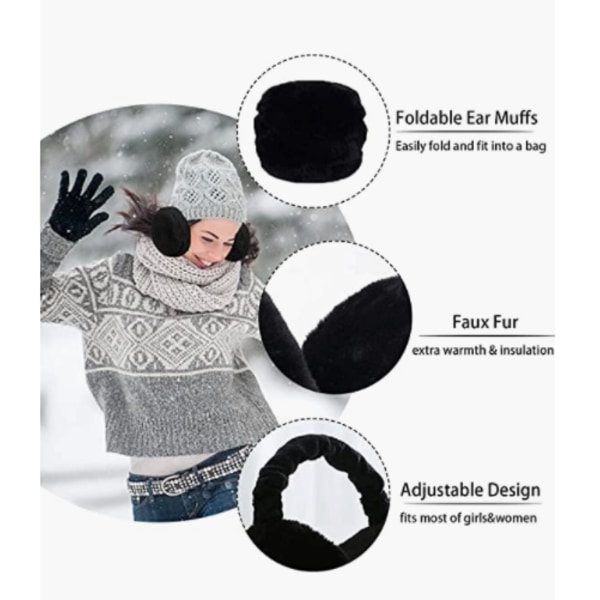 Winter Cold Sleeves, Puffy Outdoor Sleeves, Black