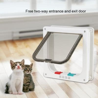 Katteluke - Hvit - Liten - Innendørs - Lettvektsmateriale