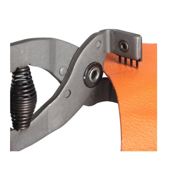 Hårdvaruverktyg - Tyst handstanstång 4 mm 4-stift läderhantverksstansverktyg för bältesadlar