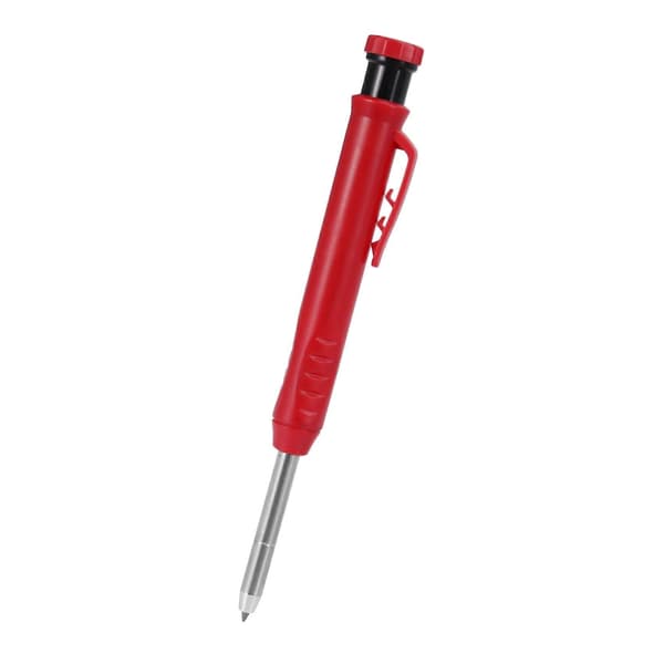 Solid Carpenter Pencil,Marker Refill Long Nosed Deep Hole Mechanical Pencil Woodworking Tools for A
