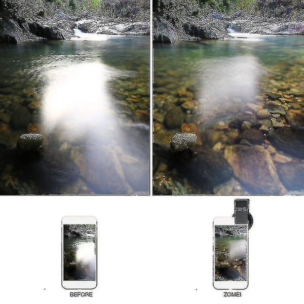 Paras kameran Cpl-suodattimen pyöreä polarisaattorilinssi osa 37 mm matkapuhelimen kameran Cpl-linssisuodatin pidikkeellä iPhonelle Android Hk Zj