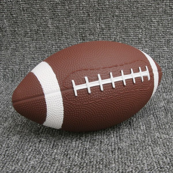 Minijalkapallo lapsille, söpöt amerikkalaiset jalkapallot, pomppivat ja pehmeät 8,6" ,vesirantapallo (ruskea)