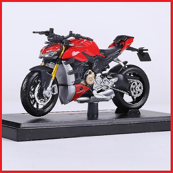 Ducati Seper Naked V4 S 1:18 Motorcycle Model Toy Motorcycle With Base