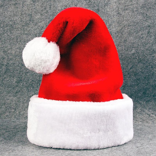 Julemandshat til voksne julehatte til aften Festlig fancy kjole julefestartikler (d-583-a)