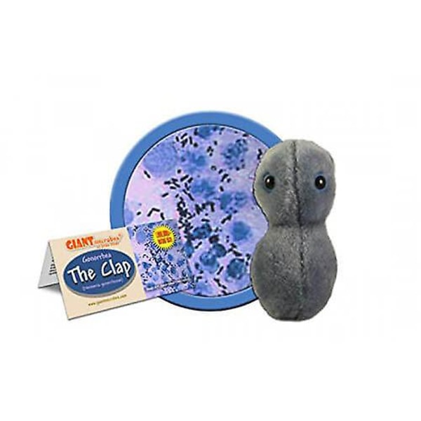 CLAP GIANTmicrobes Plysjleketøy Vitenskap Utdannende Myk Utstoppet Leketøy