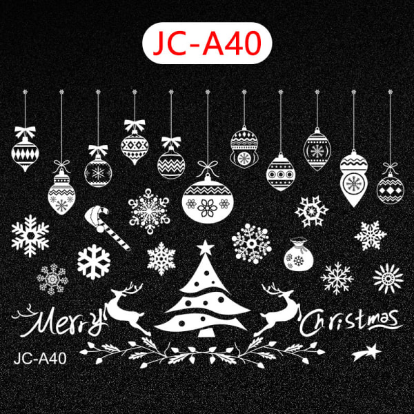 Juldekor Fönster Juldekoration Klistermärke, JC-A40