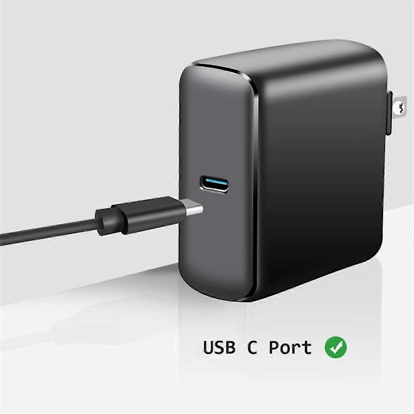 1 meter Ladekabel for AfterShokz Aeropex AS800 / Shokz OpenRun Pro/OpenRun/OpenRun Mini Hodetelefoner